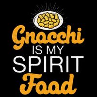 Gnocchi Is My Spirit Food Funny Italian Cuisine Gnocchi Fans Bag
