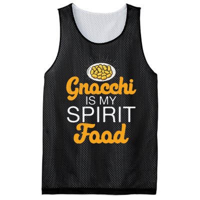 Gnocchi Is My Spirit Food Funny Italian Cuisine Gnocchi Fans Mesh Reversible Basketball Jersey Tank