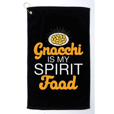 Gnocchi Is My Spirit Food Funny Italian Cuisine Gnocchi Fans Golf Towel