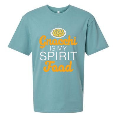 Gnocchi Is My Spirit Food Funny Italian Cuisine Gnocchi Fans Sueded Cloud Jersey T-Shirt