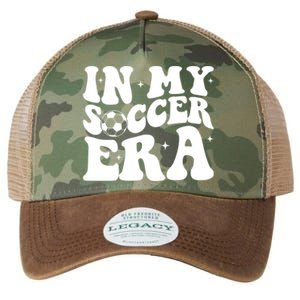 Groovy In My Soccer Era Soccer Player Gift Legacy Tie Dye Trucker Hat