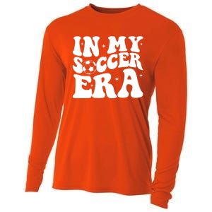 Groovy In My Soccer Era Soccer Player Gift Cooling Performance Long Sleeve Crew