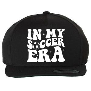 Groovy In My Soccer Era Soccer Player Gift Wool Snapback Cap