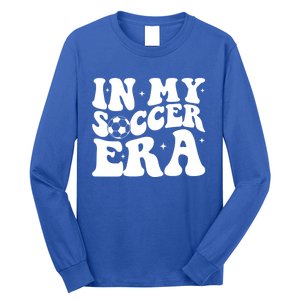 Groovy In My Soccer Era Soccer Player Gift Long Sleeve Shirt