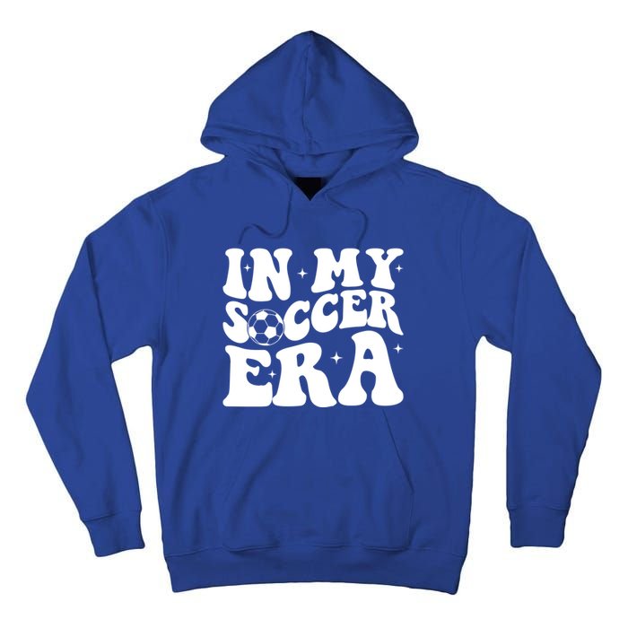 Groovy In My Soccer Era Soccer Player Gift Tall Hoodie