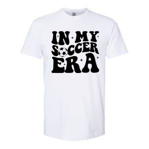 Groovy In My Soccer Era Soccer Player Gift Softstyle CVC T-Shirt