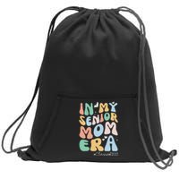 Groovy In My Senior Mom Era Class Of 2025 Senior Mom 2025 Sweatshirt Cinch Pack Bag