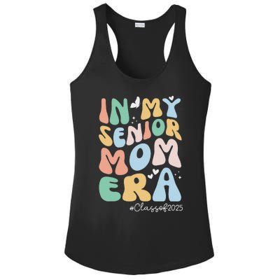 Groovy In My Senior Mom Era Class Of 2025 Senior Mom 2025 Ladies PosiCharge Competitor Racerback Tank