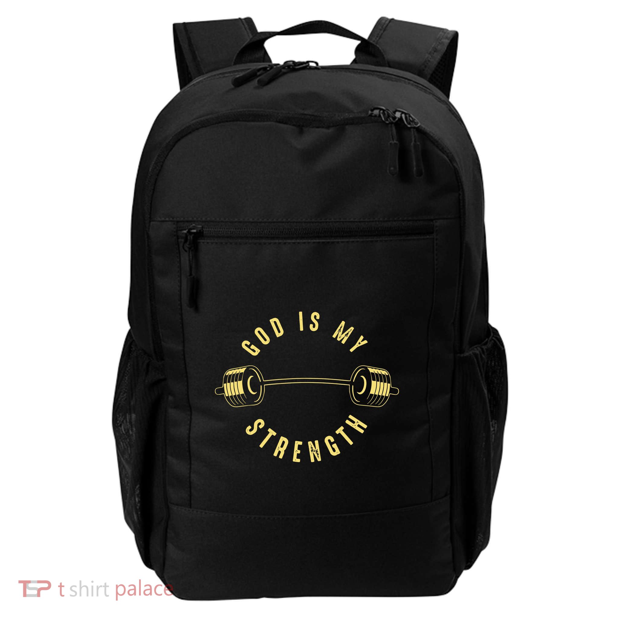 God Is My Strength Backpack