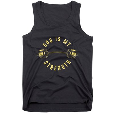God Is My Strength Tank Top