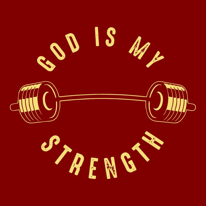 God Is My Strength Apron