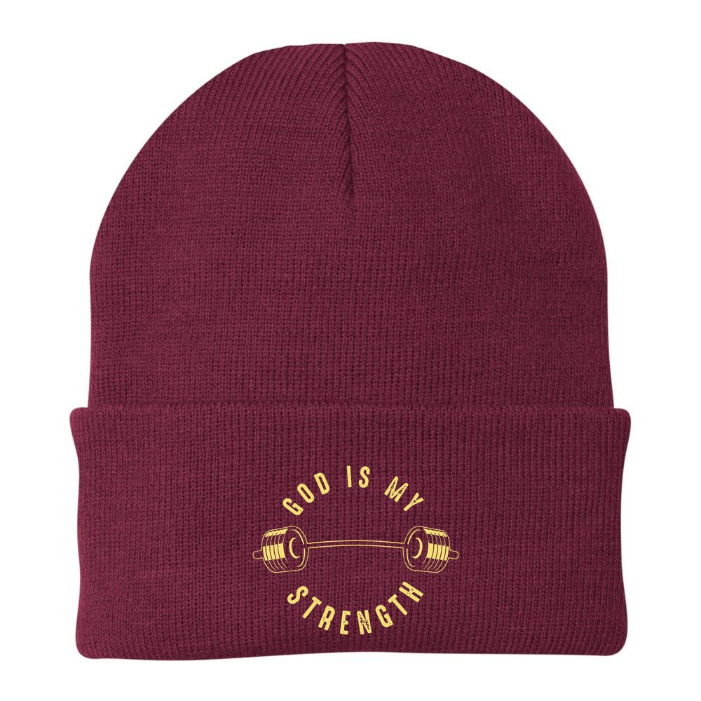 God Is My Strength Beanie