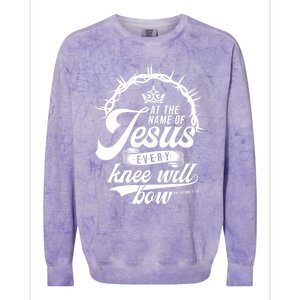 God In My Heart Christian Quote Bible Verse Gift Colorblast Crewneck Sweatshirt