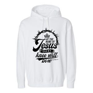 God In My Heart Christian Quote Bible Verse Gift Garment-Dyed Fleece Hoodie