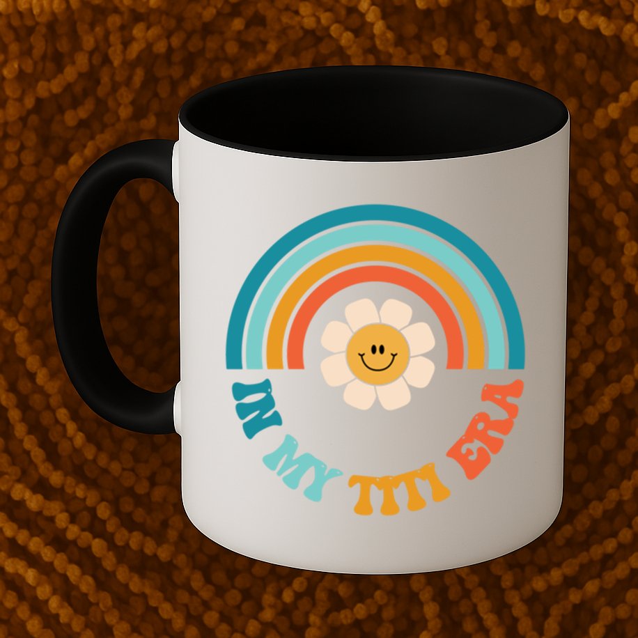 Groovy In My Titi Era Best Aunt Ever Auntie Funny Gift Mug