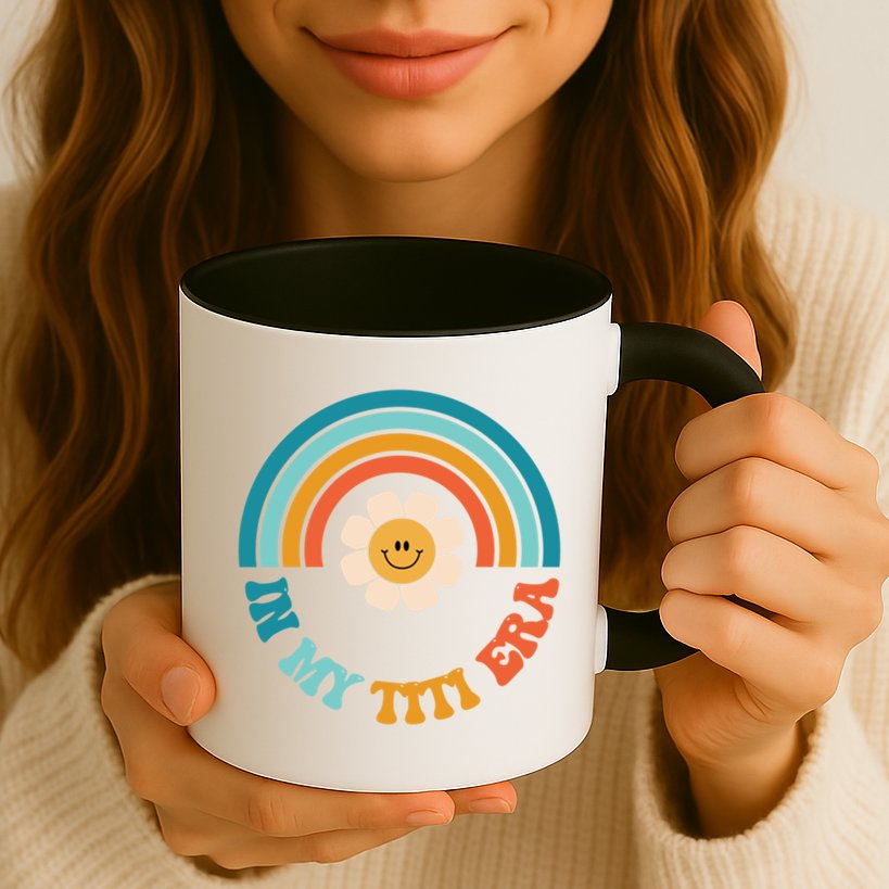 Groovy In My Titi Era Best Aunt Ever Auntie Funny Gift Mug