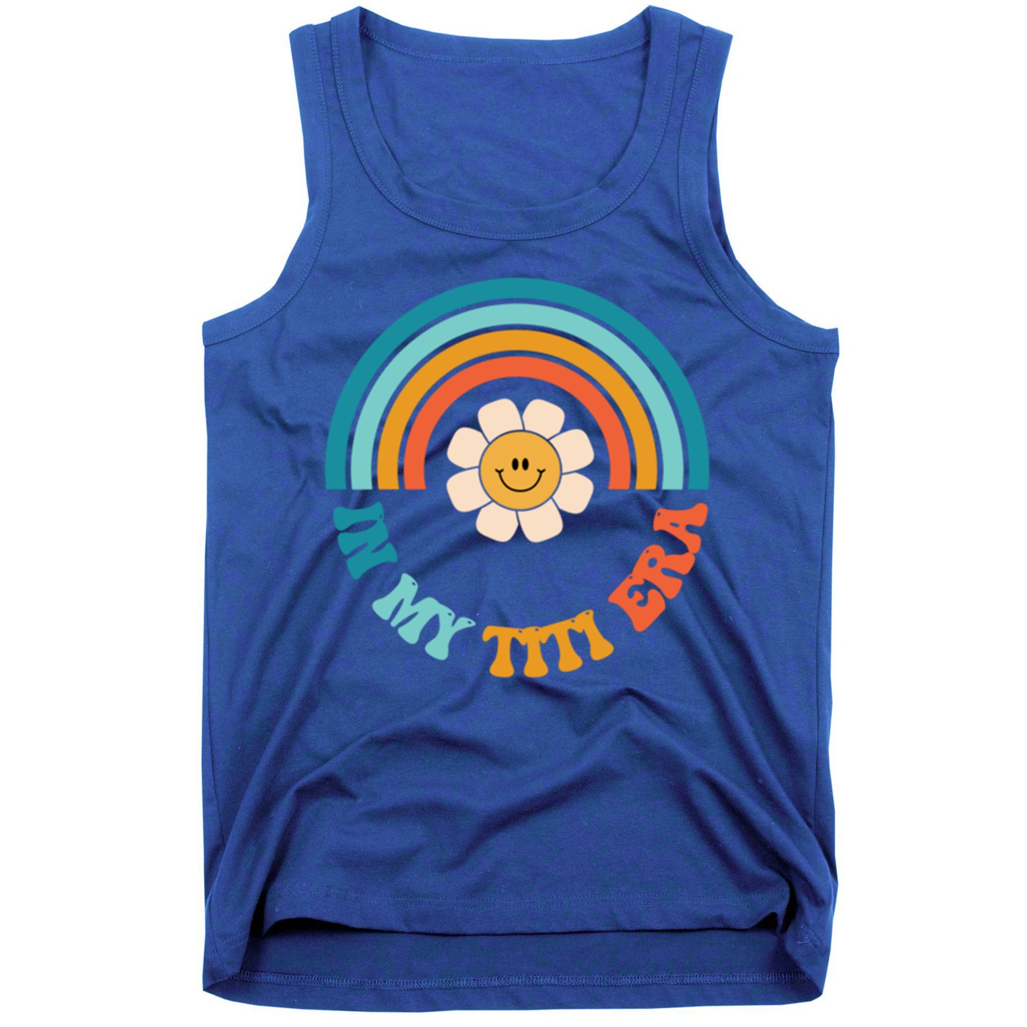 Groovy In My Titi Era Best Aunt Ever Auntie Funny Gift Tank Top