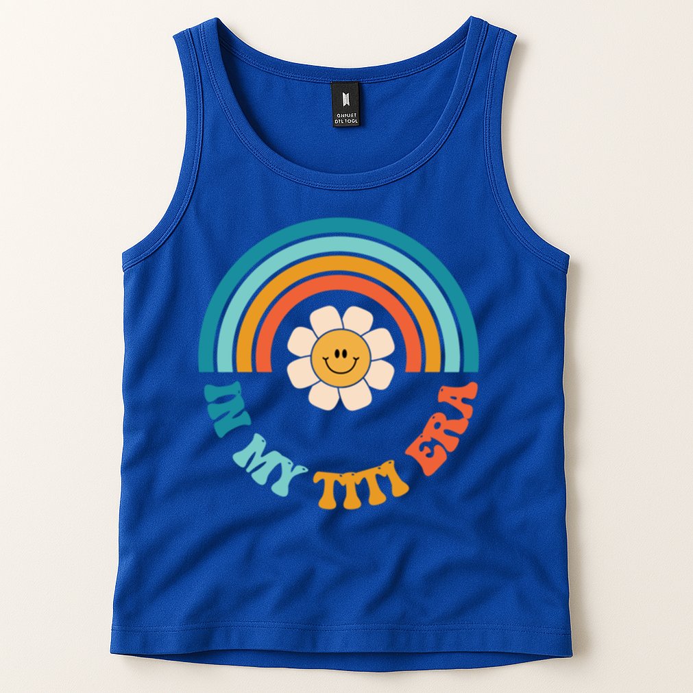 Groovy In My Titi Era Best Aunt Ever Auntie Funny Gift Tank Top