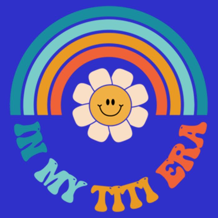 Groovy In My Titi Era Best Aunt Ever Auntie Funny Gift Womens T-Shirt