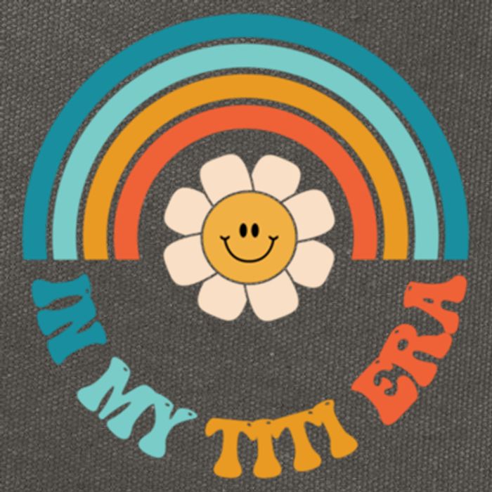 Groovy In My Titi Era Best Aunt Ever Auntie Funny Gift Cotton Canvas Backpack