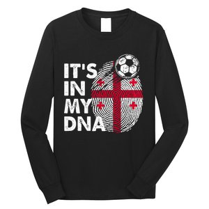 Georgia In My Dna Georgian Flag Team Georgia Long Sleeve Shirt