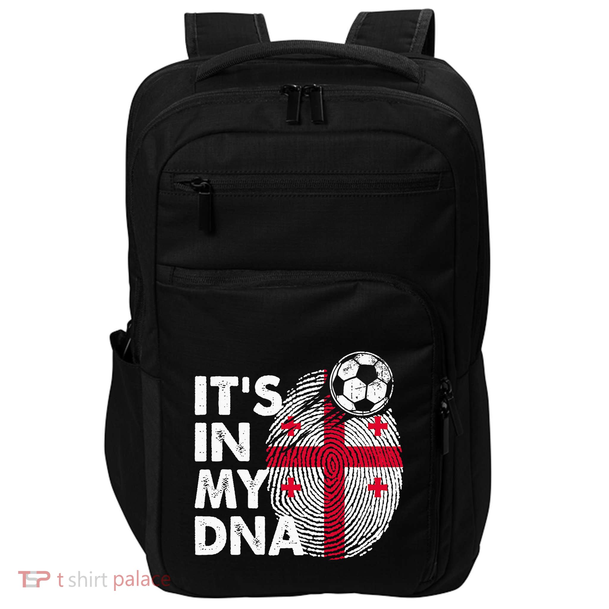 Georgia In My Dna Georgian Flag Team Georgia Impact Tech Backpack