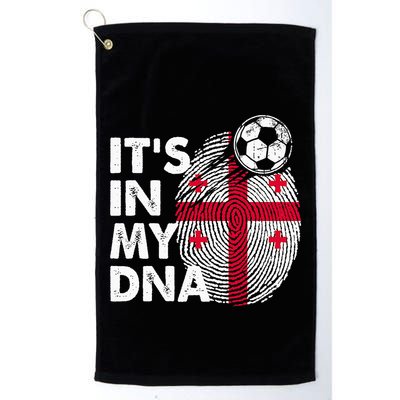 Georgia In My Dna Georgian Flag Team Georgia Golf Towel