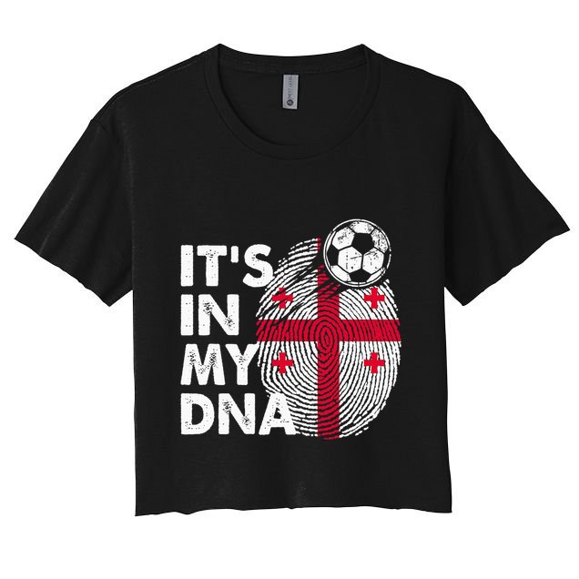 Georgia In My Dna Georgian Flag Team Georgia Crop Top