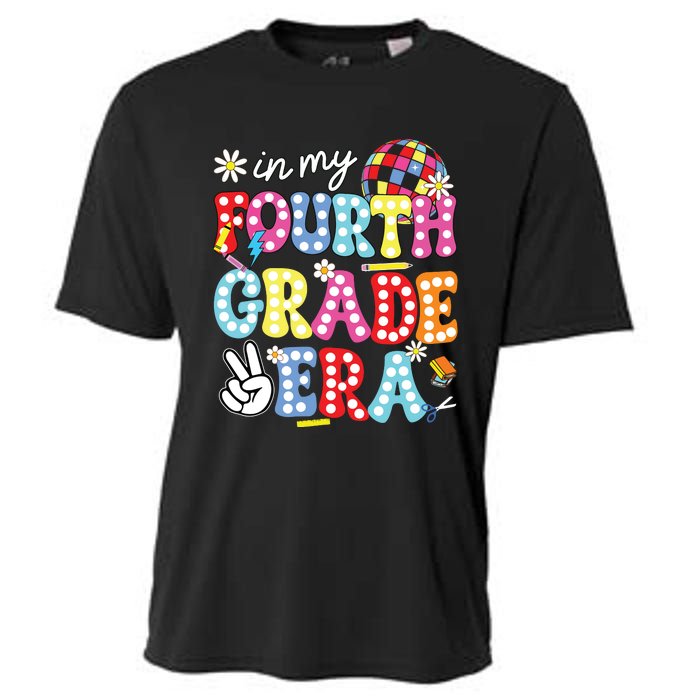 Groovy In My Fourth Grade Era First Day 4th Grade Teache Cooling Performance Crew T-Shirt