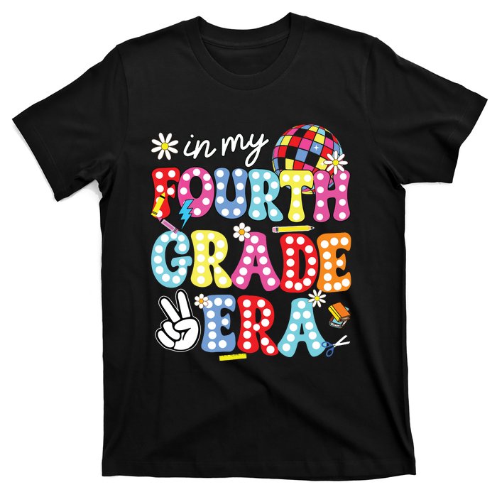 Groovy In My Fourth Grade Era First Day 4th Grade Teache T-Shirt