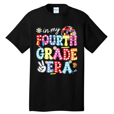 Groovy In My Fourth Grade Era First Day 4th Grade Teache Tall T-Shirt