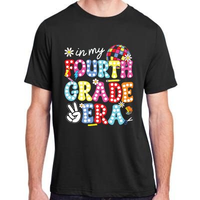 Groovy In My Fourth Grade Era First Day 4th Grade Teache Adult ChromaSoft Performance T-Shirt