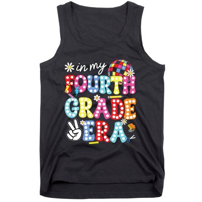 Groovy In My Fourth Grade Era First Day 4th Grade Teache Tank Top