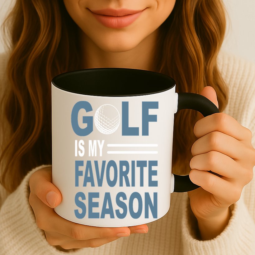 Golf Is My Favorite Season Gift For Dad Father's Day Mug