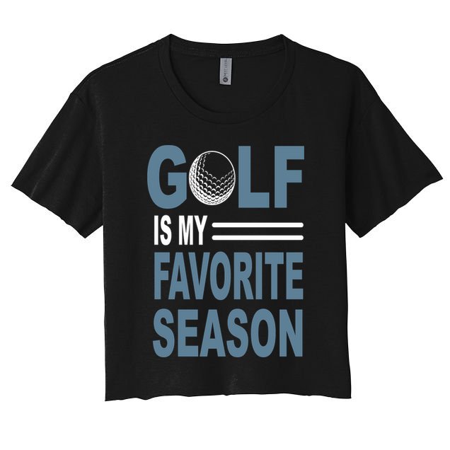 Golf Is My Favorite Season Gift For Dad Father's Day Crop Top