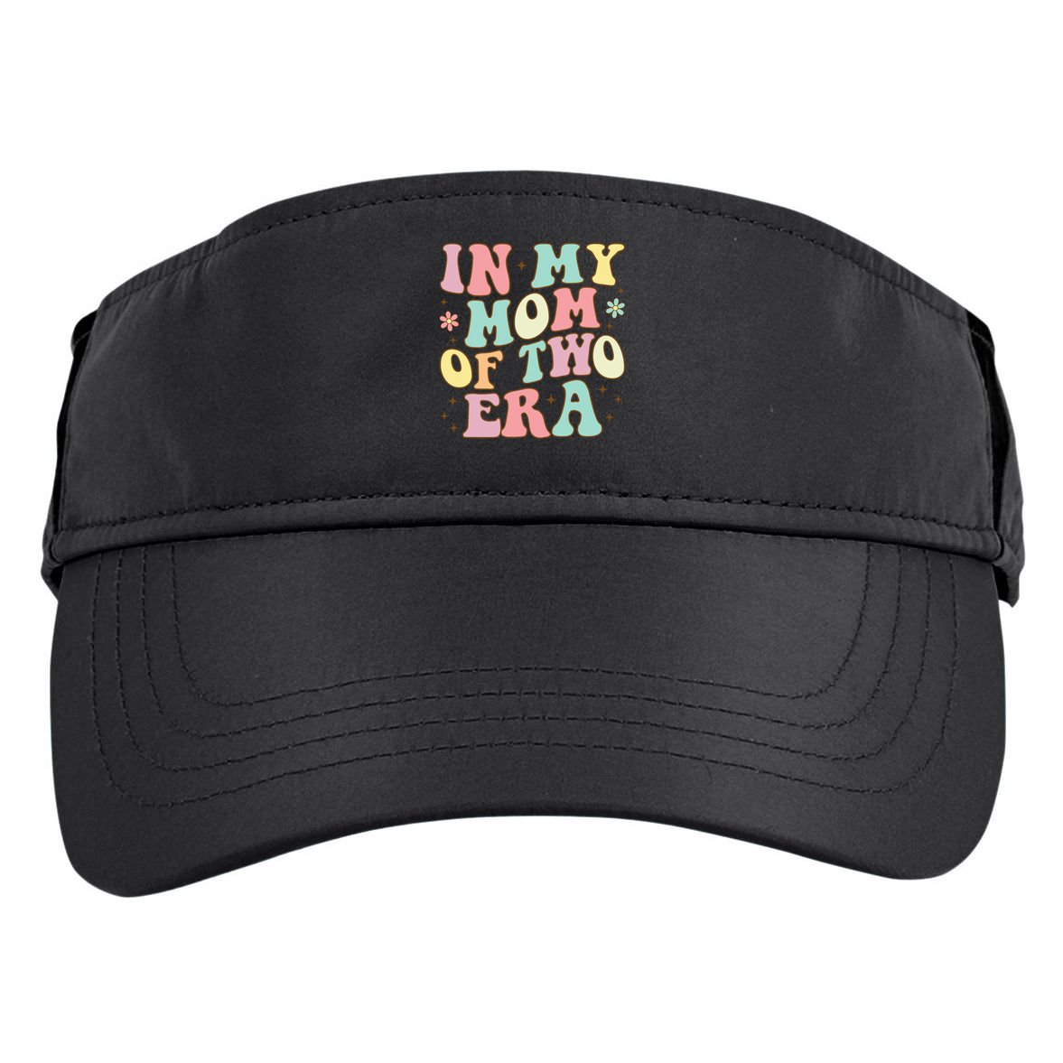 Groovy In My Mom Of Two Era Mother'S Day 2025 Adult Drive Performance Visor