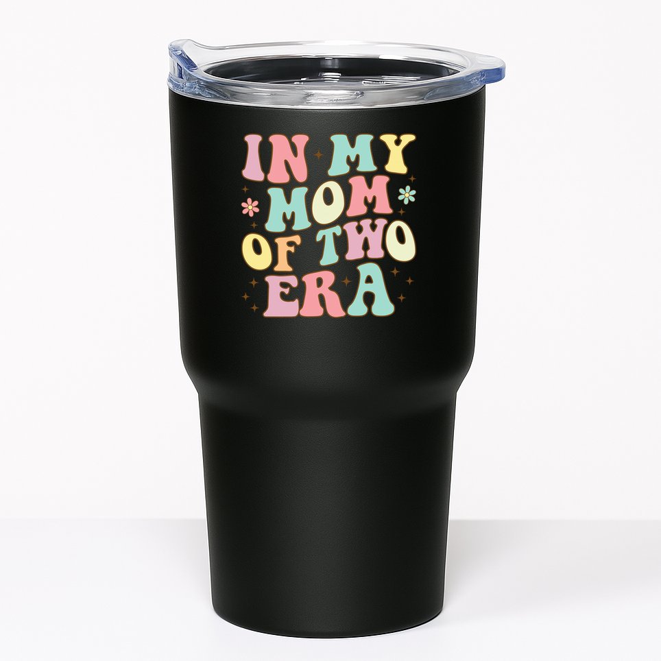 Groovy In My Mom Of Two Era Mother'S Day 2025 Tumbler
