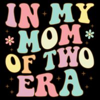 Groovy In My Mom Of Two Era Mother'S Day 2025 Cropped Pullover Crew