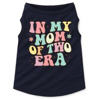 Groovy In My Mom Of Two Era Mother'S Day 2025 Doggie Tank