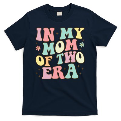 Groovy In My Mom Of Two Era Mother'S Day 2025 T-Shirt