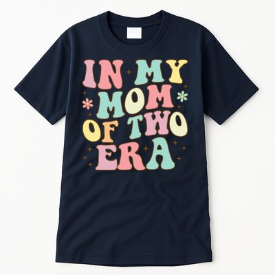 Groovy In My Mom Of Two Era Mother'S Day 2025 Tall T-Shirt