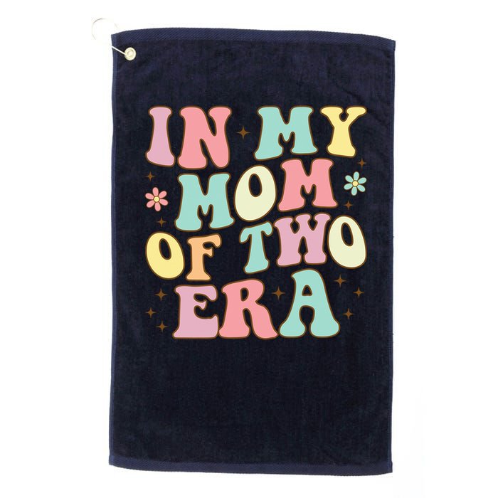 Groovy In My Mom Of Two Era Mother'S Day 2025 Golf Towel