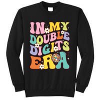 Girl In My Double Digits Era Retro 10 Year Old 10th Birthday Sweatshirt