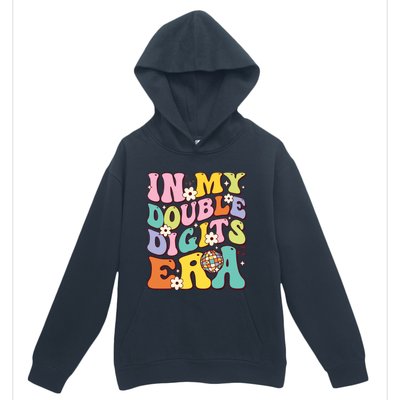 Girl In My Double Digits Era Retro 10 Year Old 10th Birthday Urban Pullover Hoodie