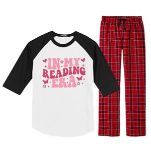 Groovy In My Reading Era Book Lovers Book Reader Teacher Gift Raglan Sleeve Pajama Set