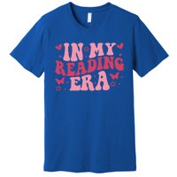 Groovy In My Reading Era Book Lovers Book Reader Teacher Gift Premium T-Shirt