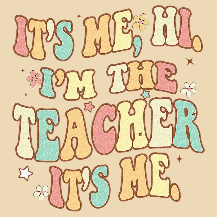 Groovy Its Me Hi Im The Teacher It’s Me Back To School Gifts Drawstring Bag