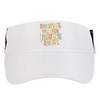 Groovy Its Me Hi Im The Teacher It’s Me Back To School Gifts Adult Drive Performance Visor