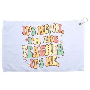 Groovy Its Me Hi Im The Teacher It’s Me Back To School Gifts Grommeted Golf Towel