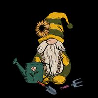 Gardening Is My Therapy Gnome Cooling Performance Crew T-Shirt